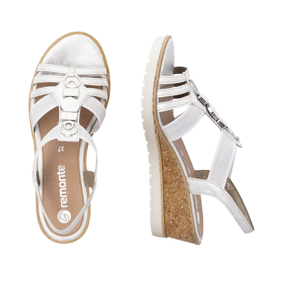 Remonte R6264 Women's Wedge Sandals - Image 6