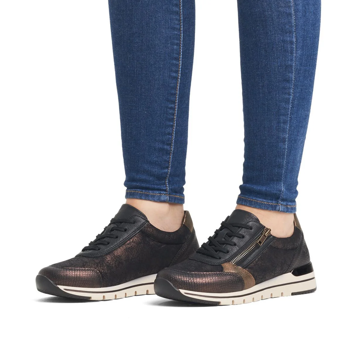 Remonte R6700 Women's Zip Sneaker - Image 6