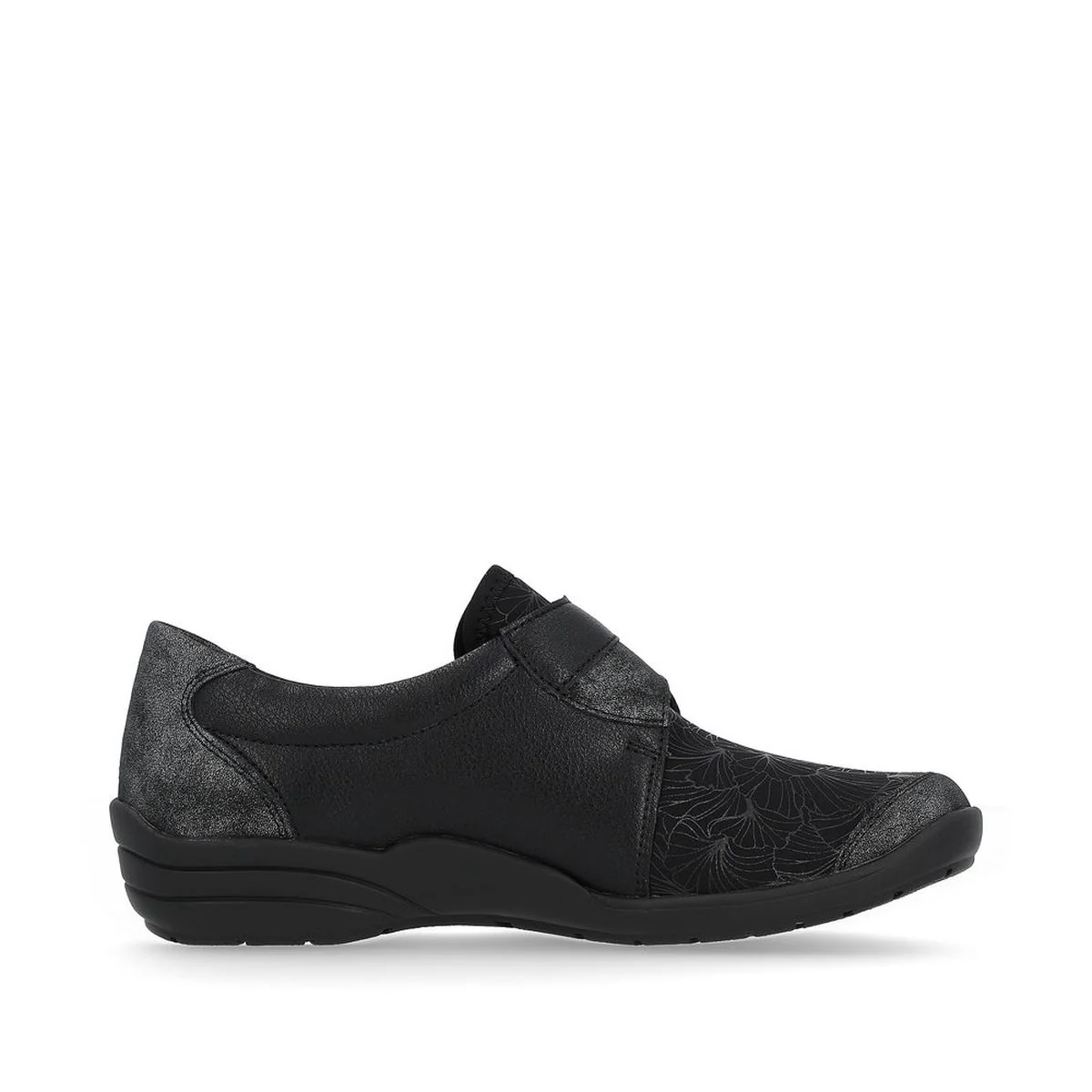 Remonte R7600 Women's Slip On Shoe in Black - Image 2