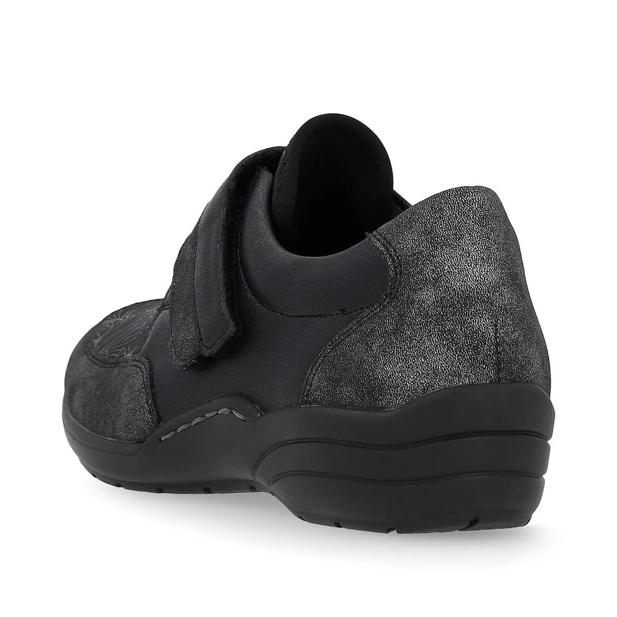 Remonte R7600 Women's Slip On Shoe in Black - Image 4