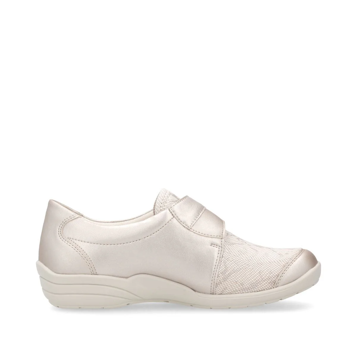 Remonte R7600 Women's Slip On Shoe in Champagne - Image 2
