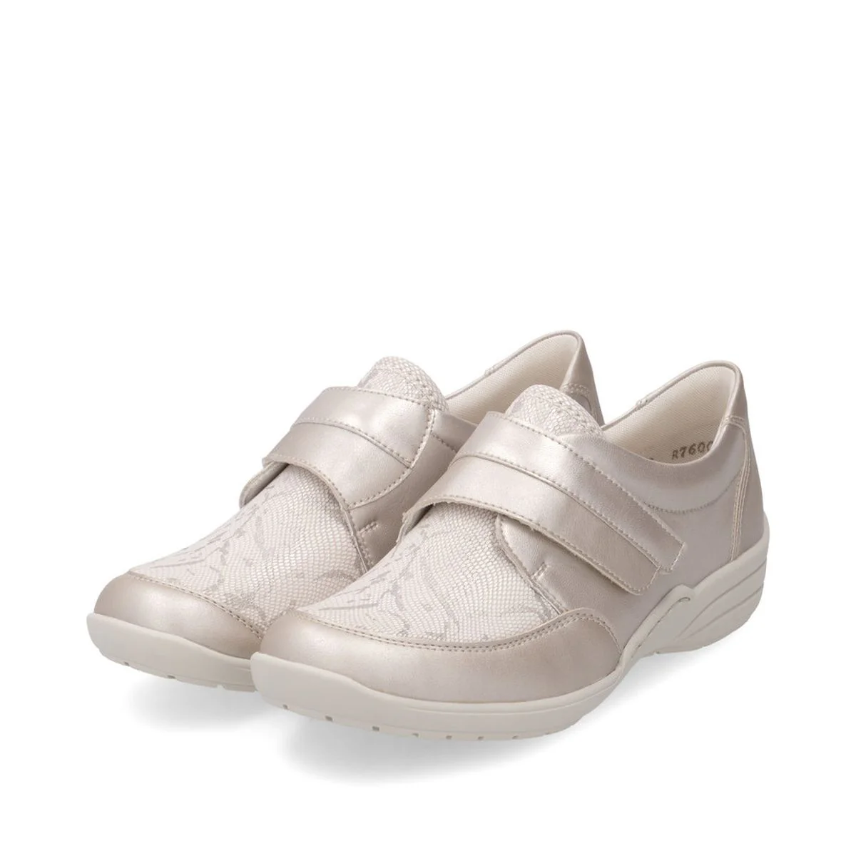 Remonte R7600 Women's Slip On Shoe in Champagne - Image 3
