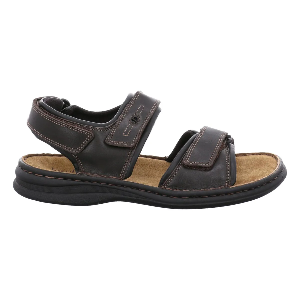 Josef Seibel Rafe Maro Men's Sandal In Black - Image 2