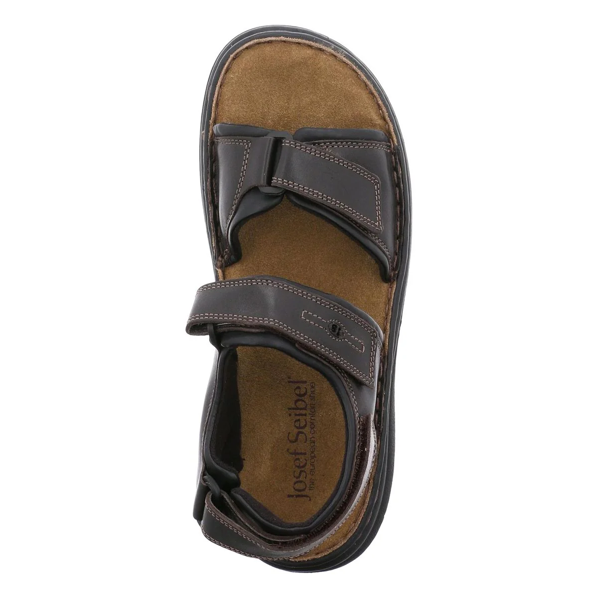 Josef Seibel Rafe Maro Men's Sandal In Black - Image 3