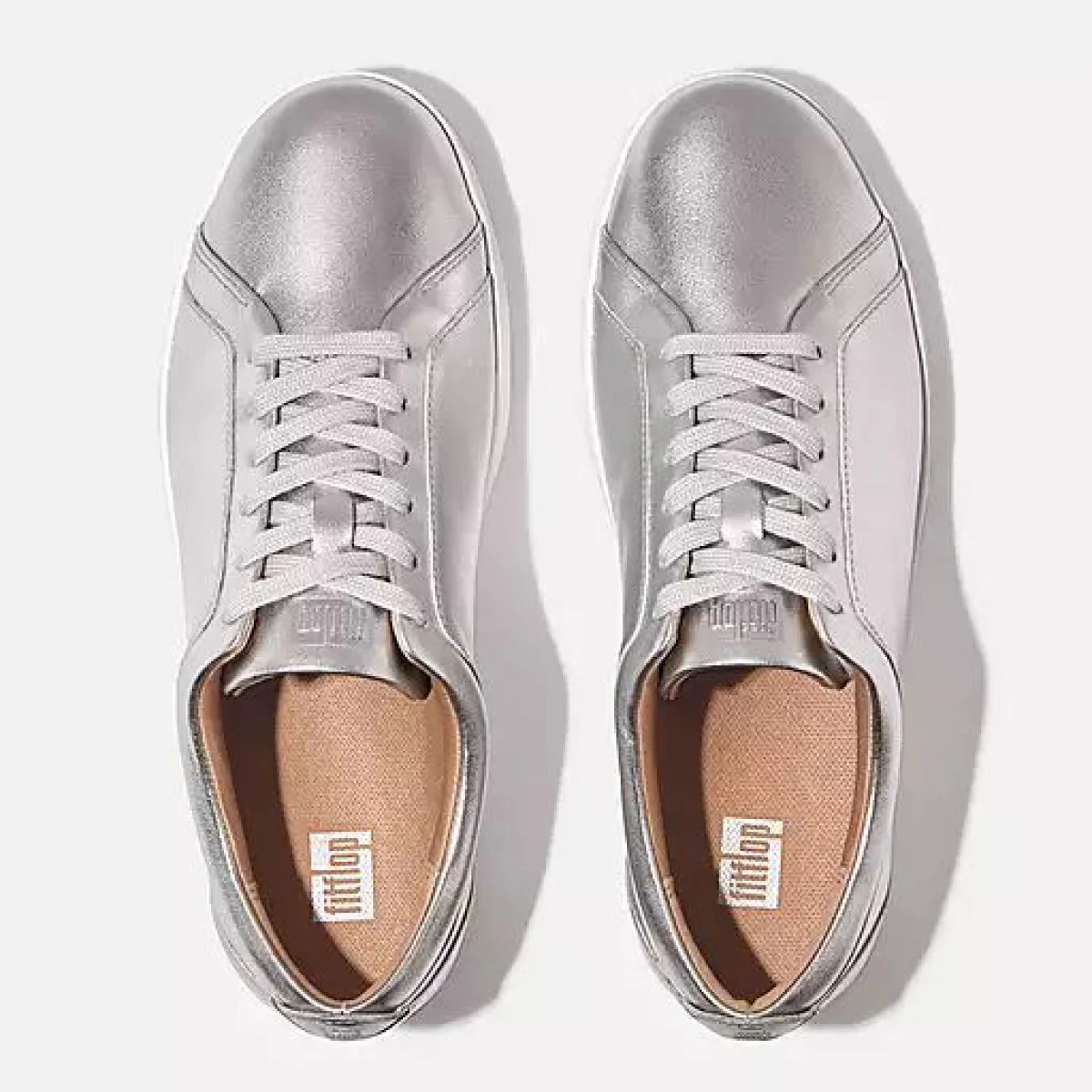 Rally Lace Up Sneaker in Silver - Image 3