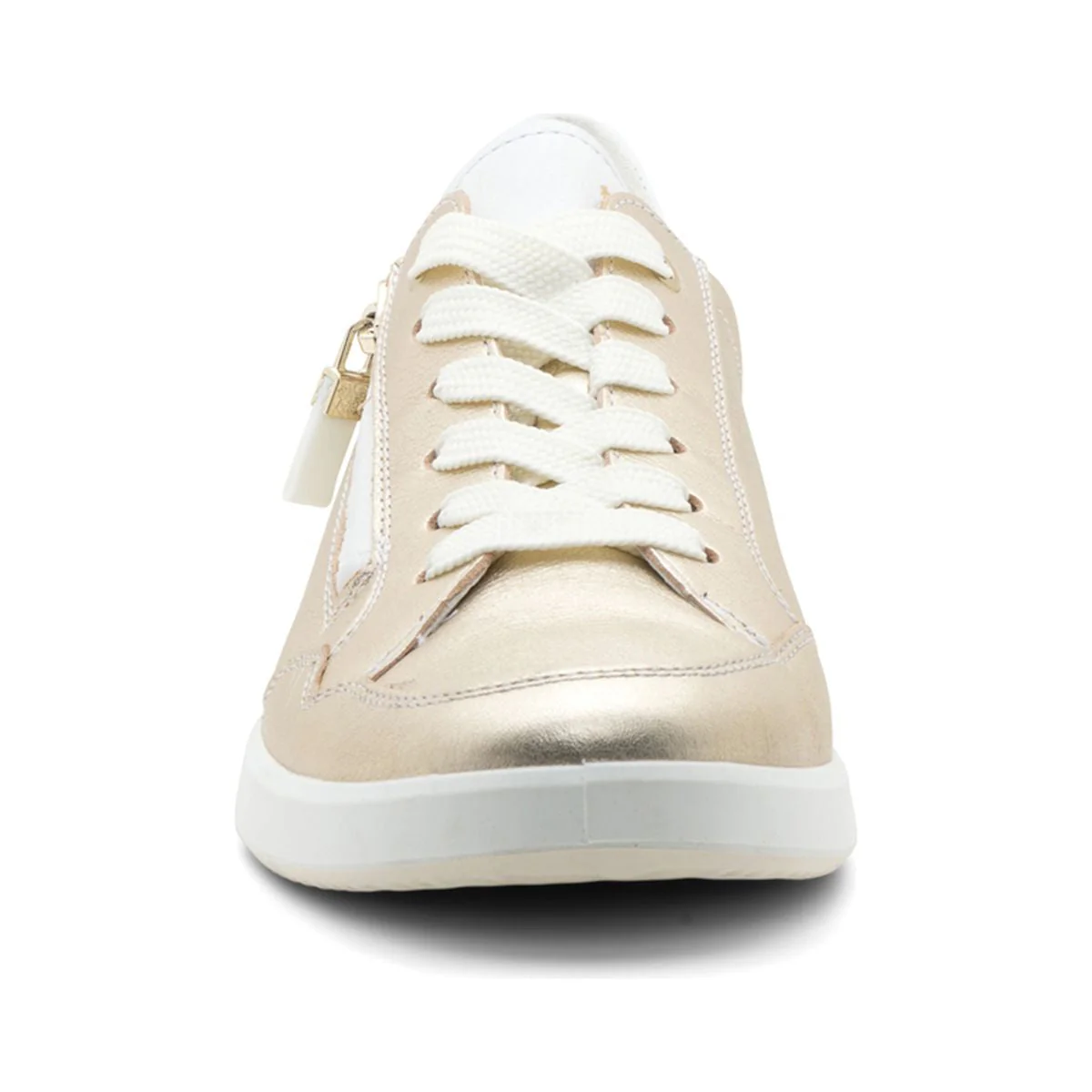 Ara Ramona Women's Zip Sneaker In Gold - Image 5