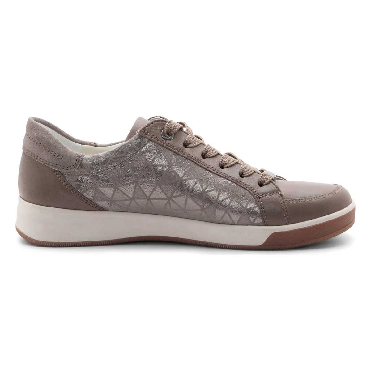 Ara Rei-Low Women's Zip Sneaker in Beige - Image 2