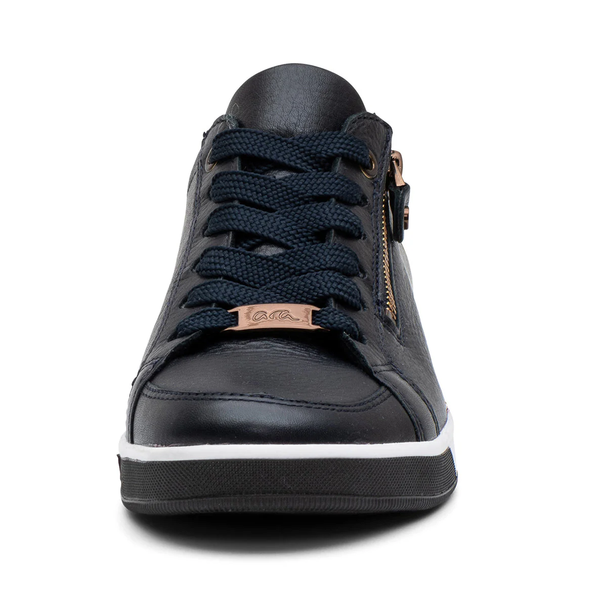 Ara Rei-Low Women's Zip Sneaker in Navy - Image 5