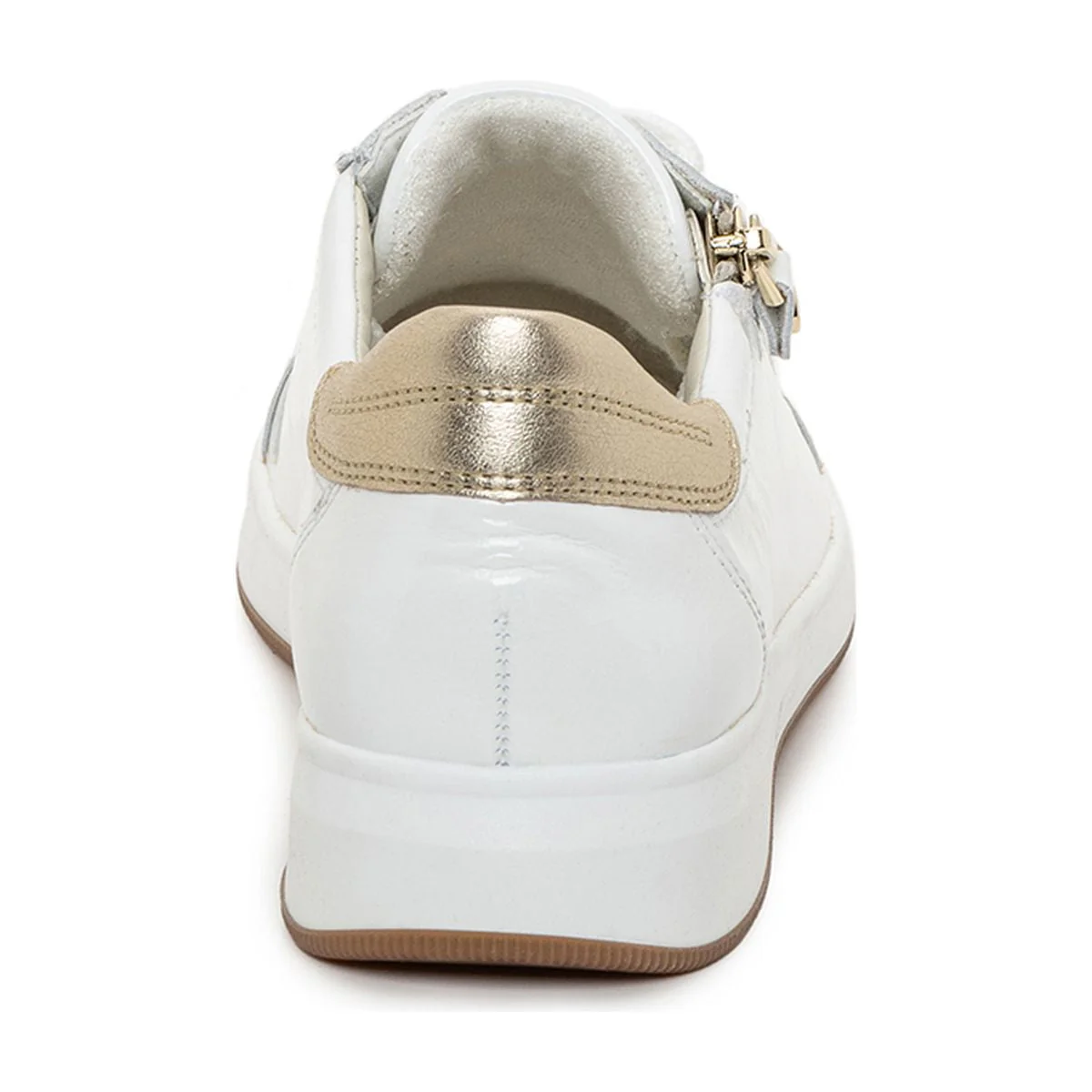 Ara Rei-Low Women's Zip Sneaker in White - Image 5
