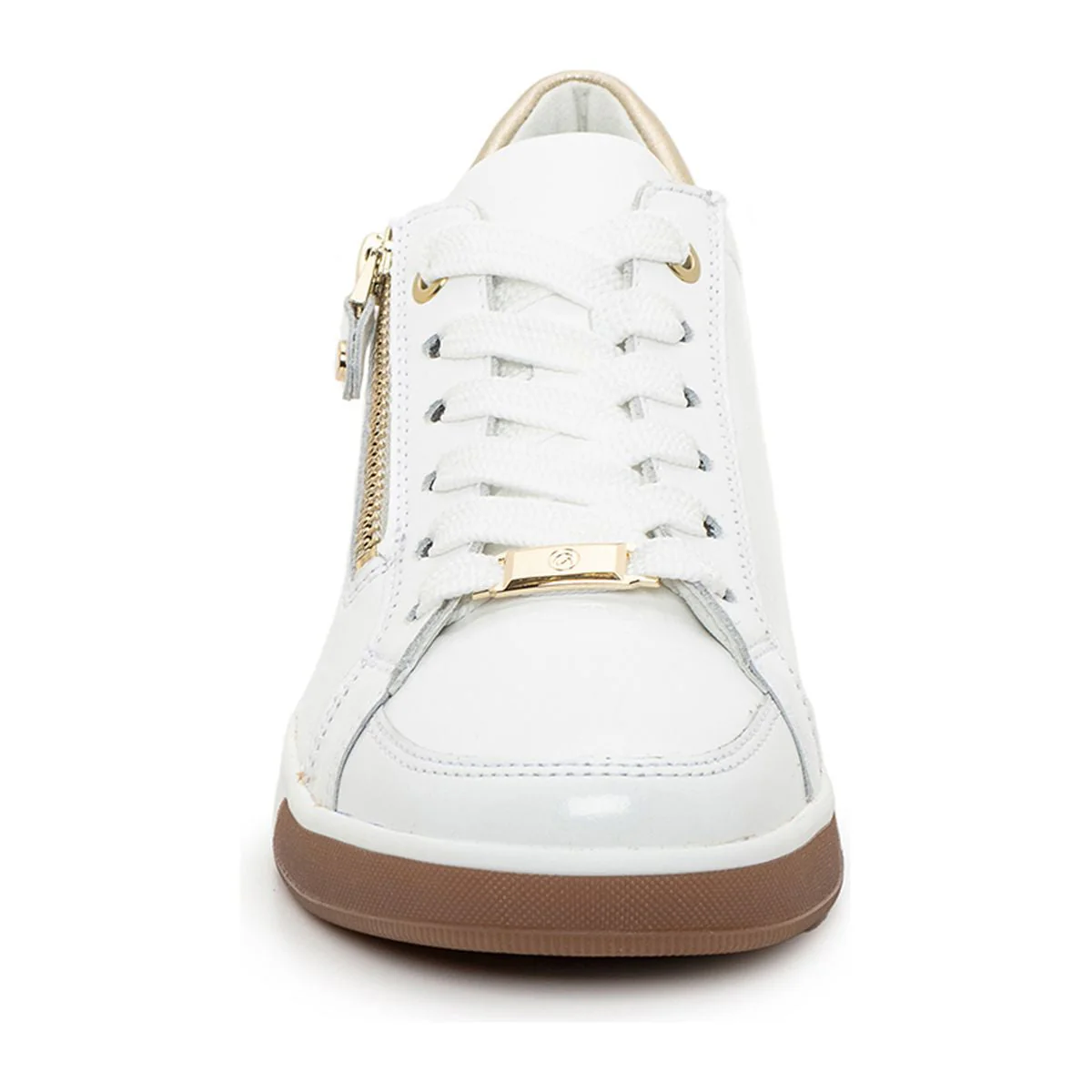 Ara Rei-Low Women's Zip Sneaker in White - Image 7