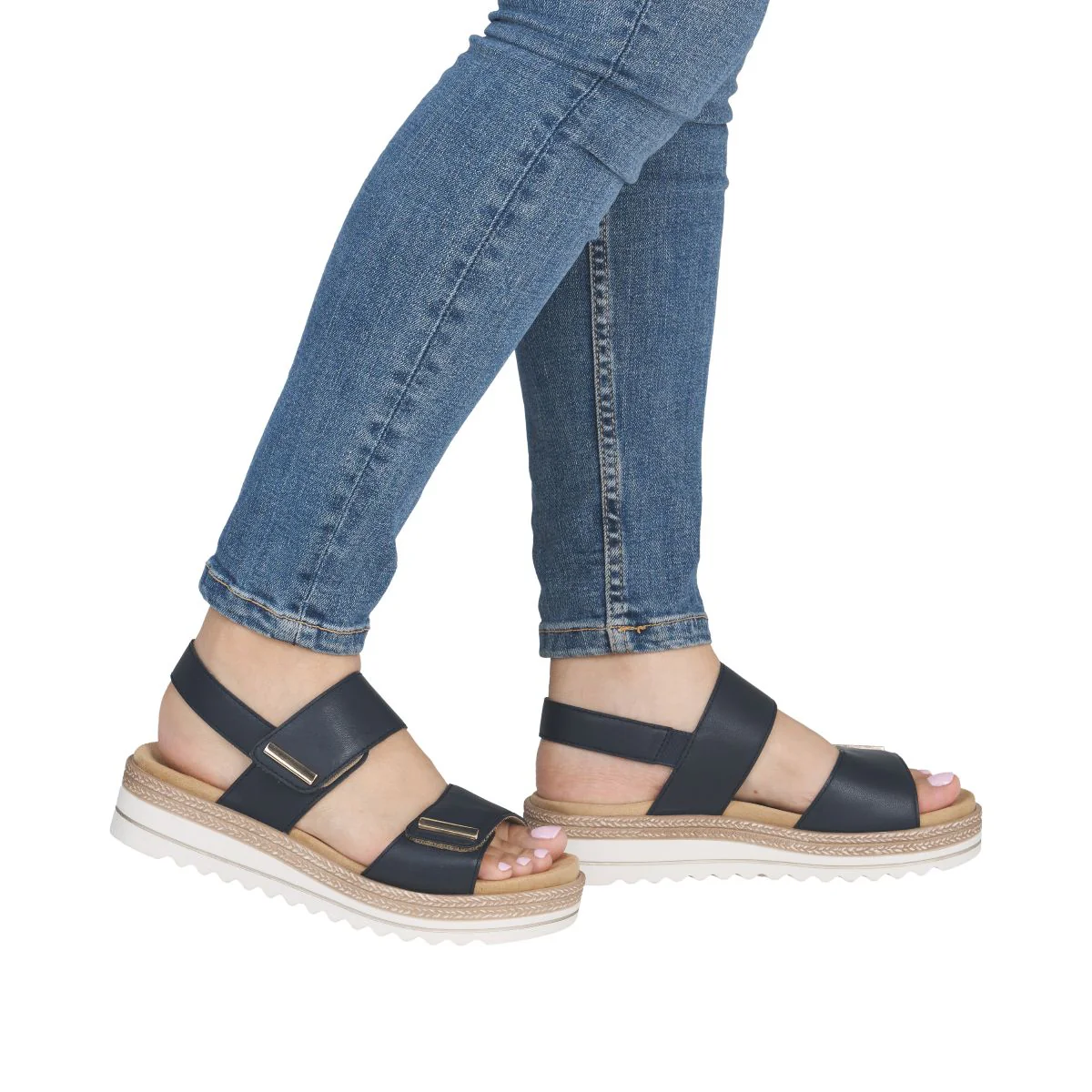 Remonte D0Q59 Women's Sandals in Blue - Image 10
