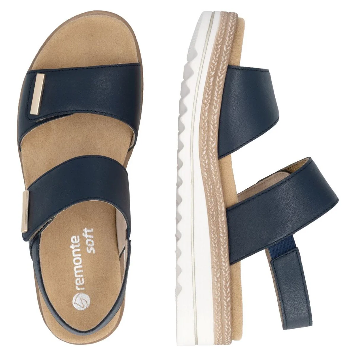 Remonte D0Q59 Women's Sandals in Blue - Image 8
