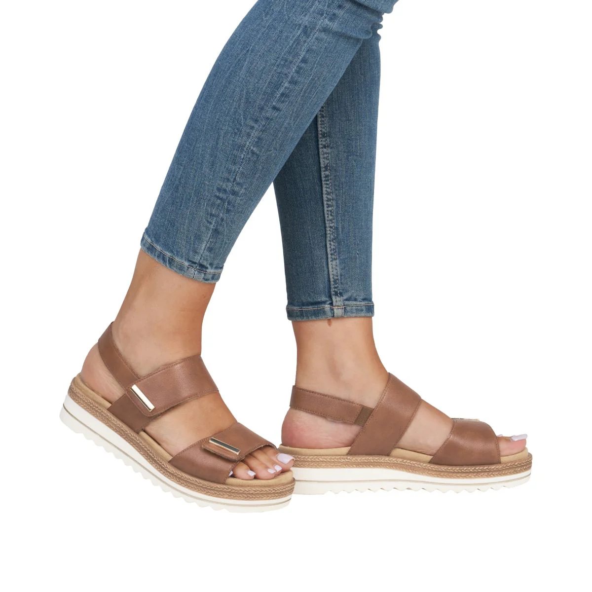 Remonte D0Q59 Women's Sandals in Brown - Image 10