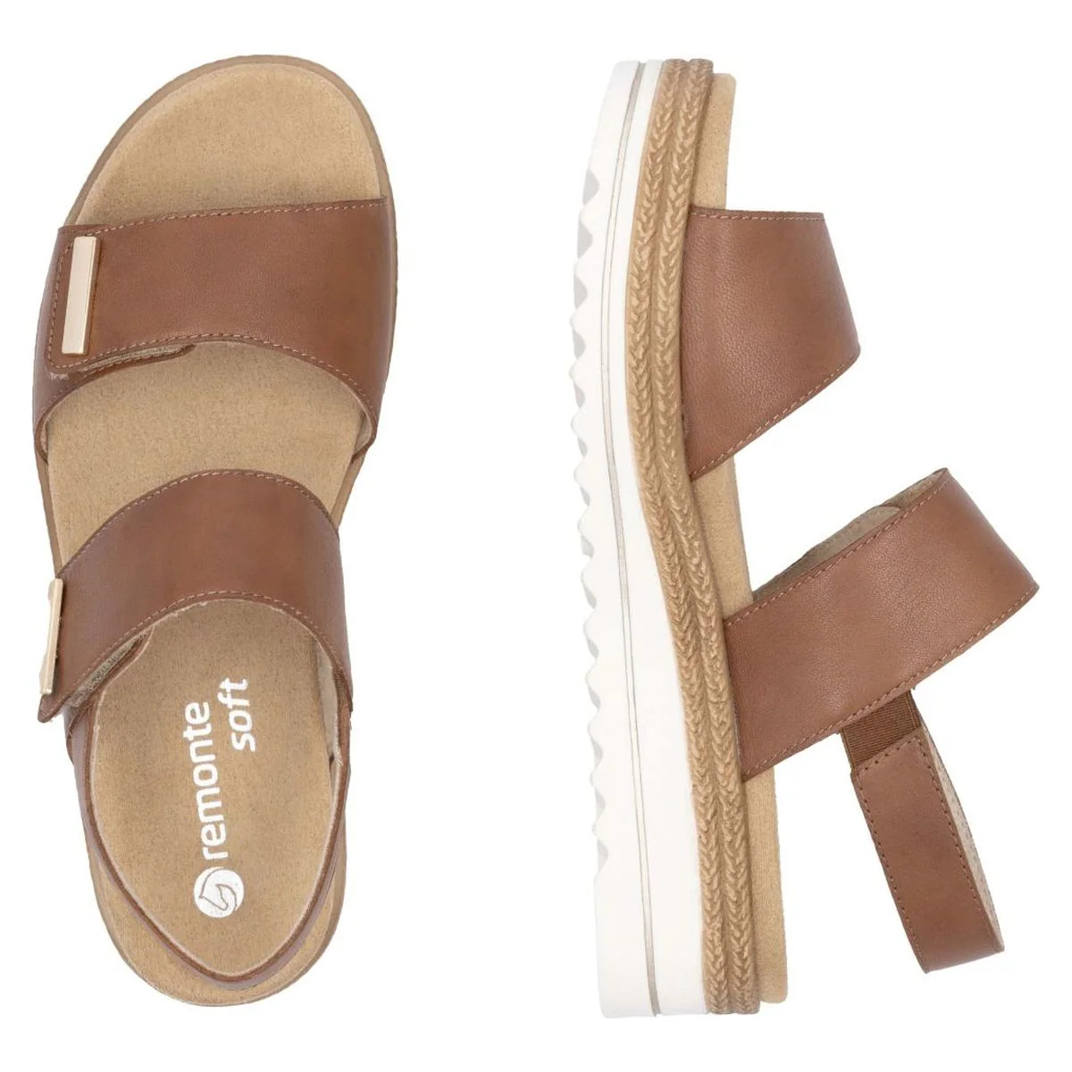 Remonte D0Q59 Women's Sandals in Brown - Image 8