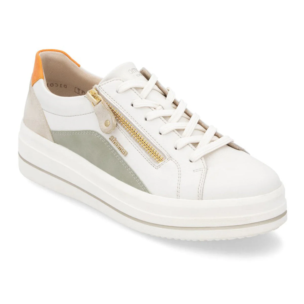 Remonte D1C01 Women's Real Leather Shoes in White