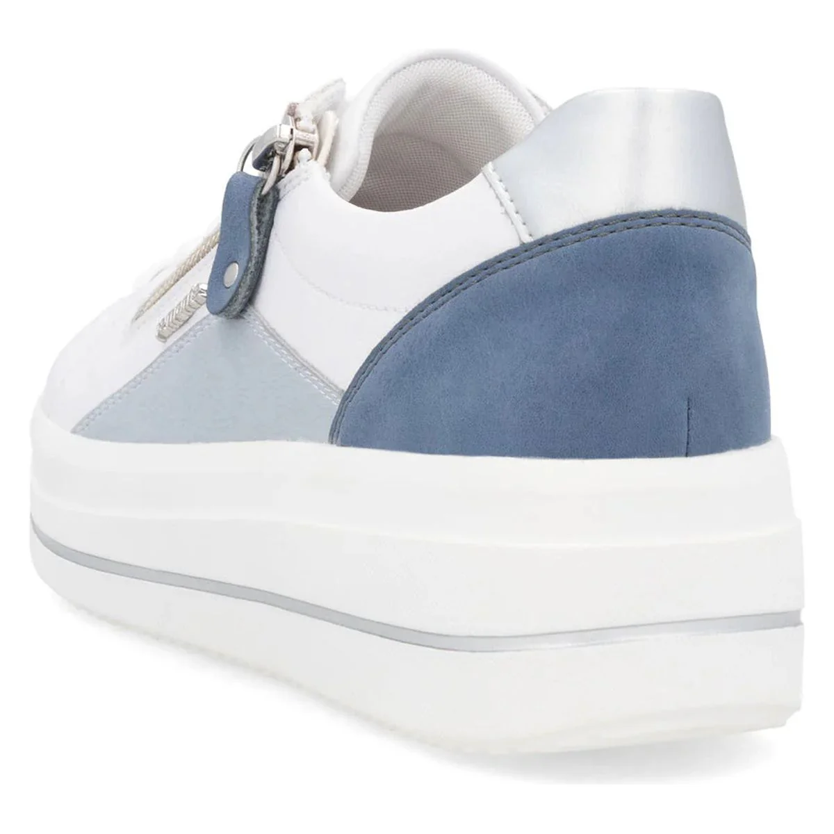 Remonte D1C01 Women's Real Leather Shoes in Blue - Image 3