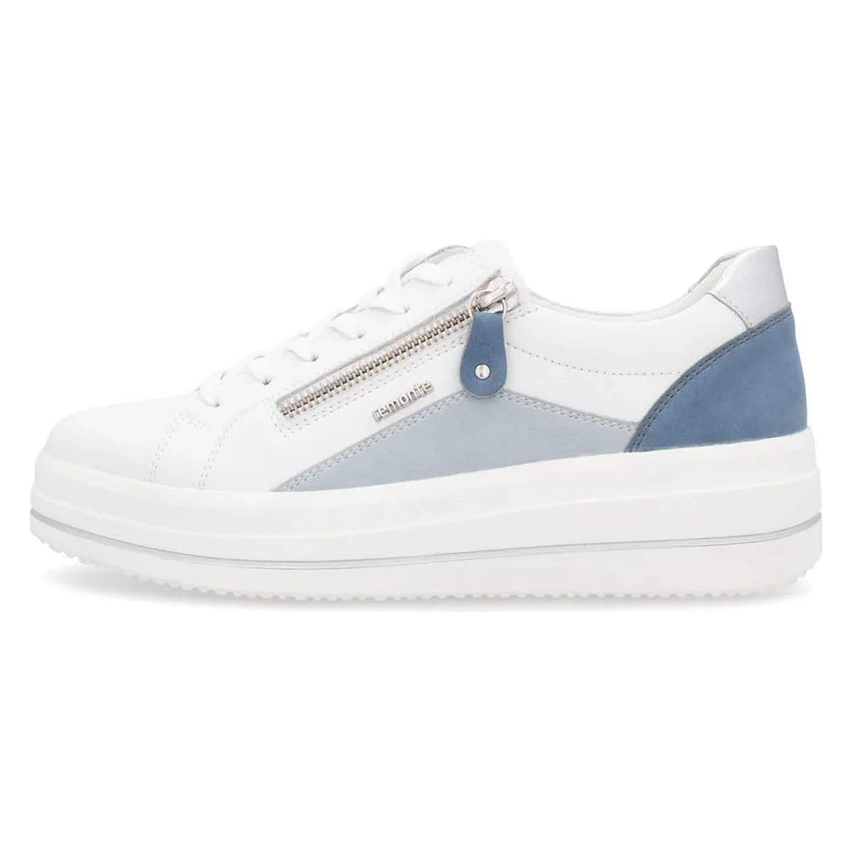 Remonte D1C01 Women's Real Leather Shoes in Blue - Image 5