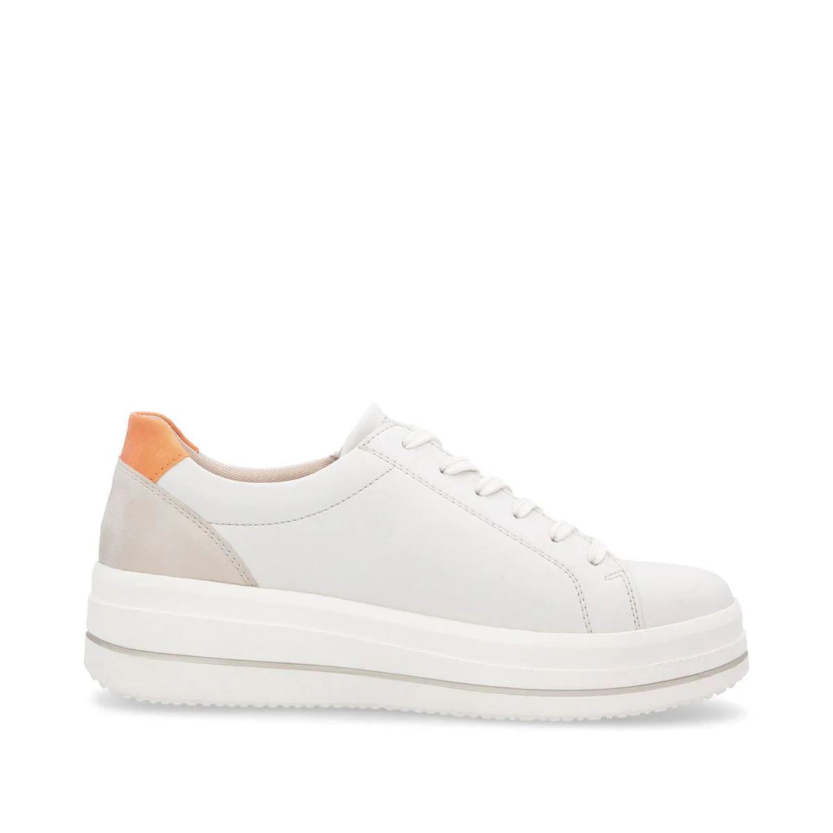 Remonte D1C01 Women's Real Leather Shoes in White - Image 2