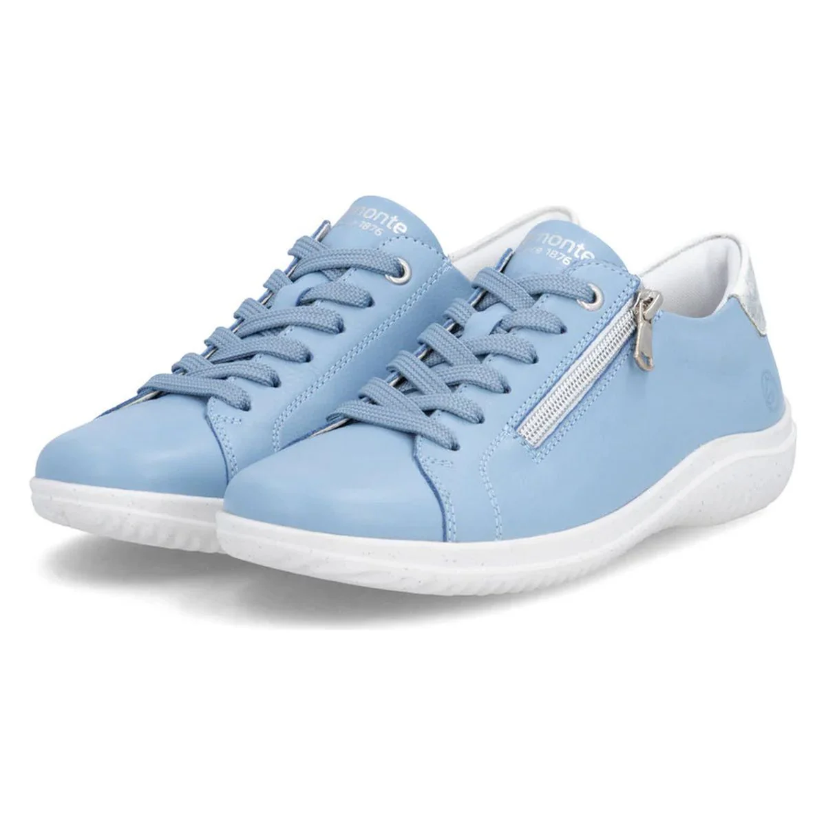 Remonte D1E03 Women's Lace Up Shoes in Blue Ice - Image 8