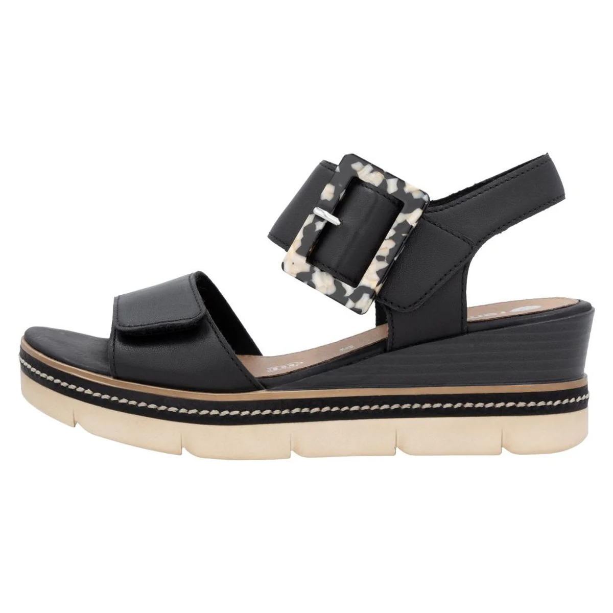 Remonte D2L53 Women's Sandals in Black - Image 2
