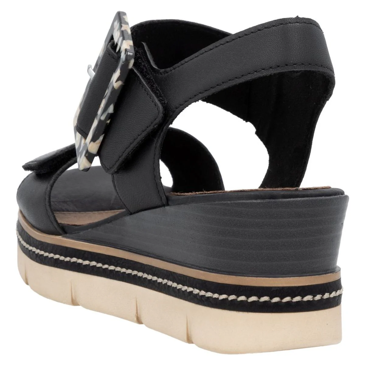 Remonte D2L53 Women's Sandals in Black - Image 3