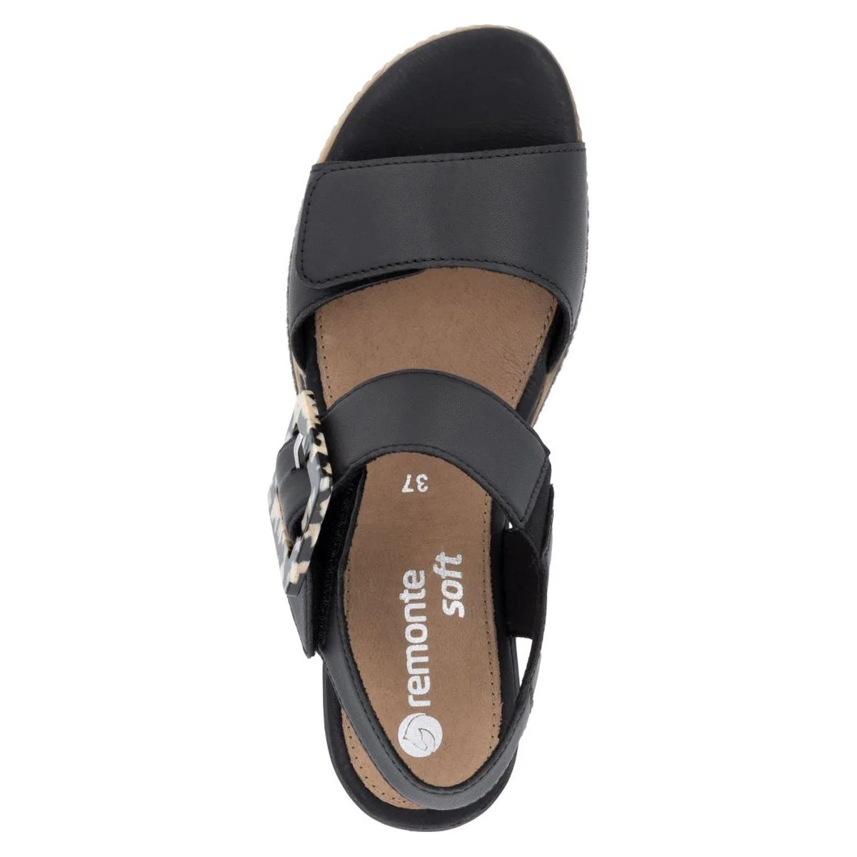 Remonte D2L53 Women's Sandals in Black - Image 6