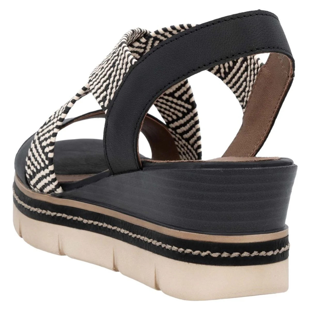 Remonte D2L54 Women's Sandals in Black - Image 3