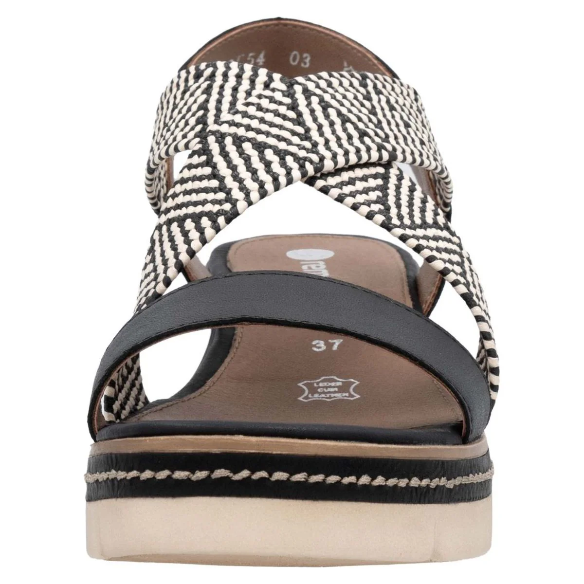 Remonte D2L54 Women's Sandals in Black - Image 5