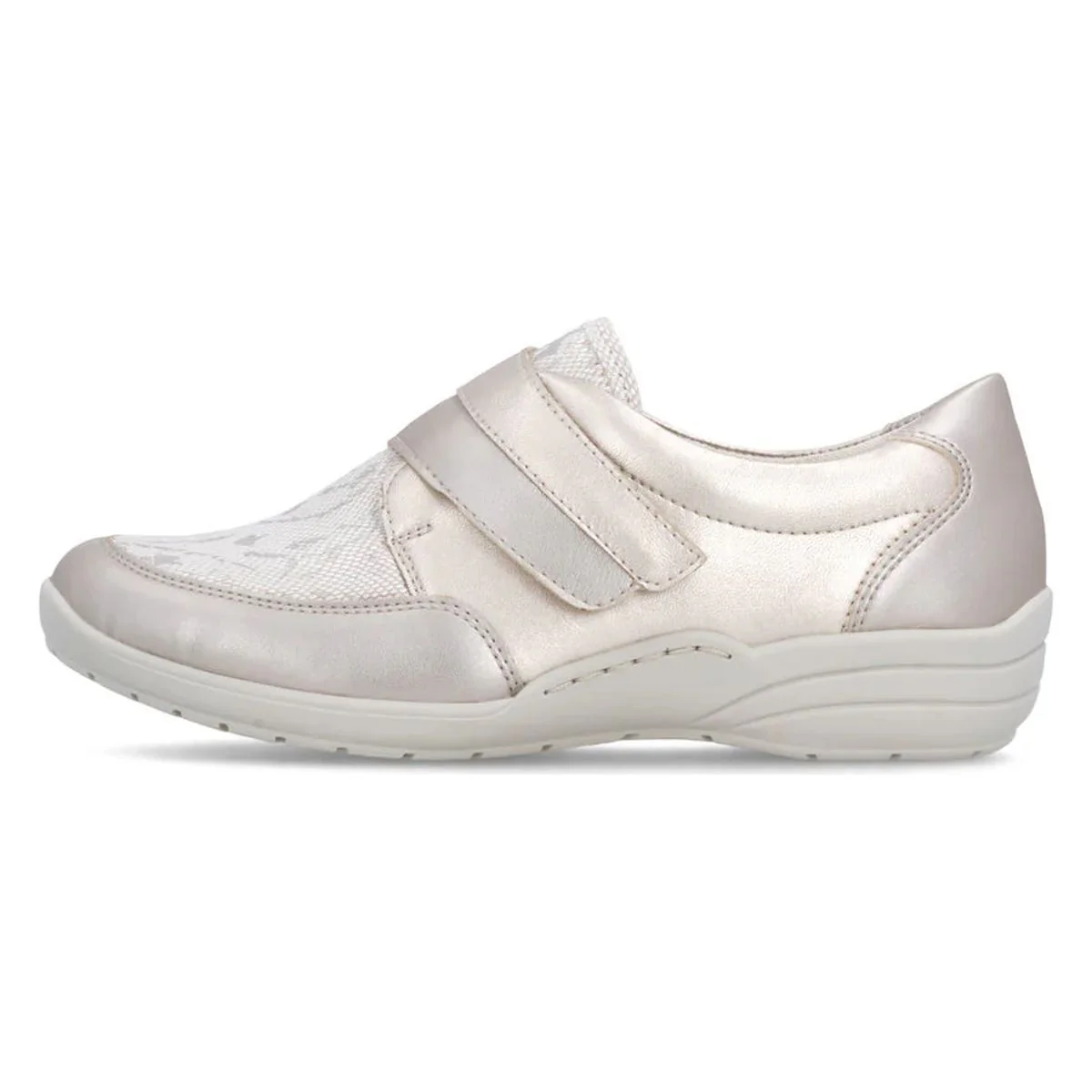 Remonte R7600 Women's Slip On Shoe in Metallic - Image 5