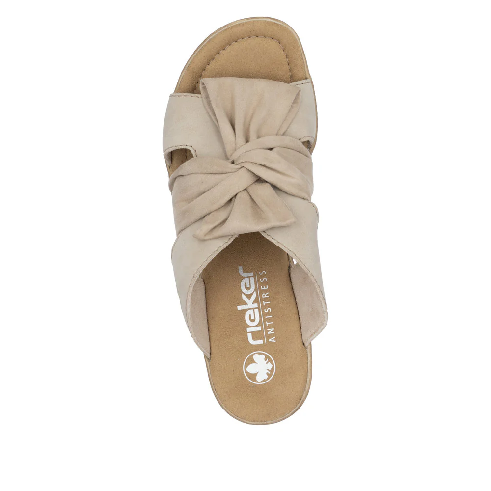 Rieker 68789 Women's Sandals in Beige - Image 4
