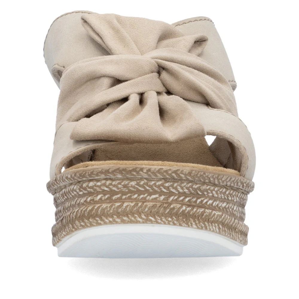 Rieker 68789 Women's Sandals in Beige - Image 5