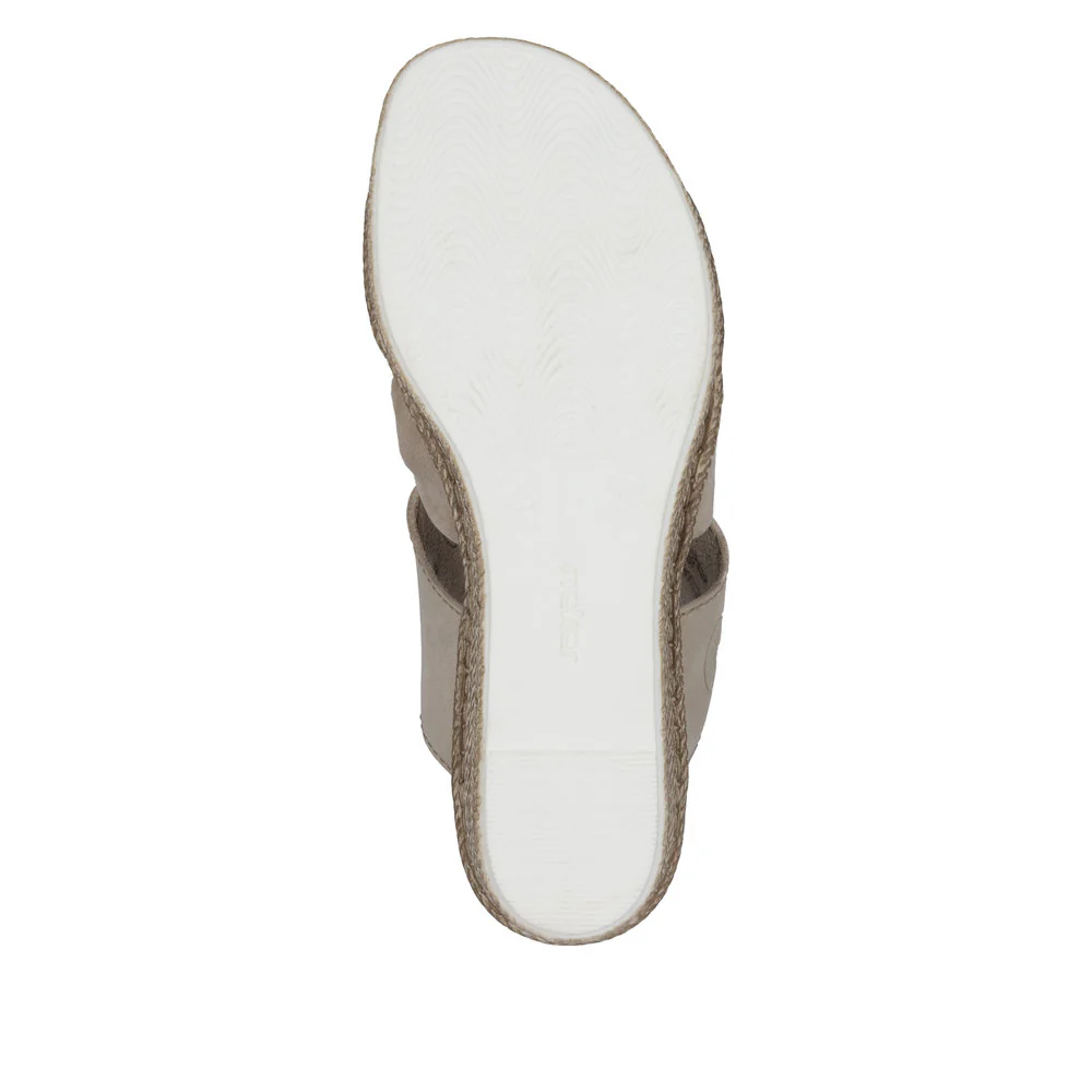 Rieker 68789 Women's Sandals in Beige - Image 6