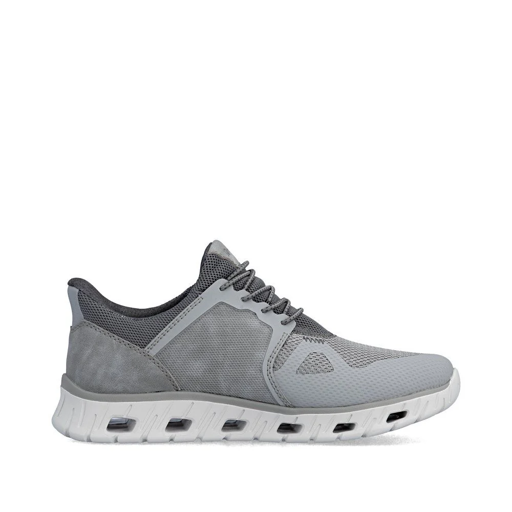 Rieker 04355 Men's Ready to Go Trainer in Grey - Image 2