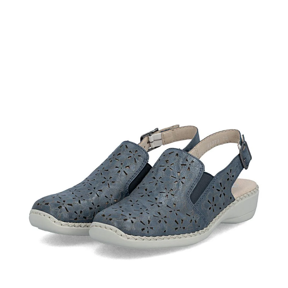 Rieker 41371 Women's Sandal in Whitelake - Image 8