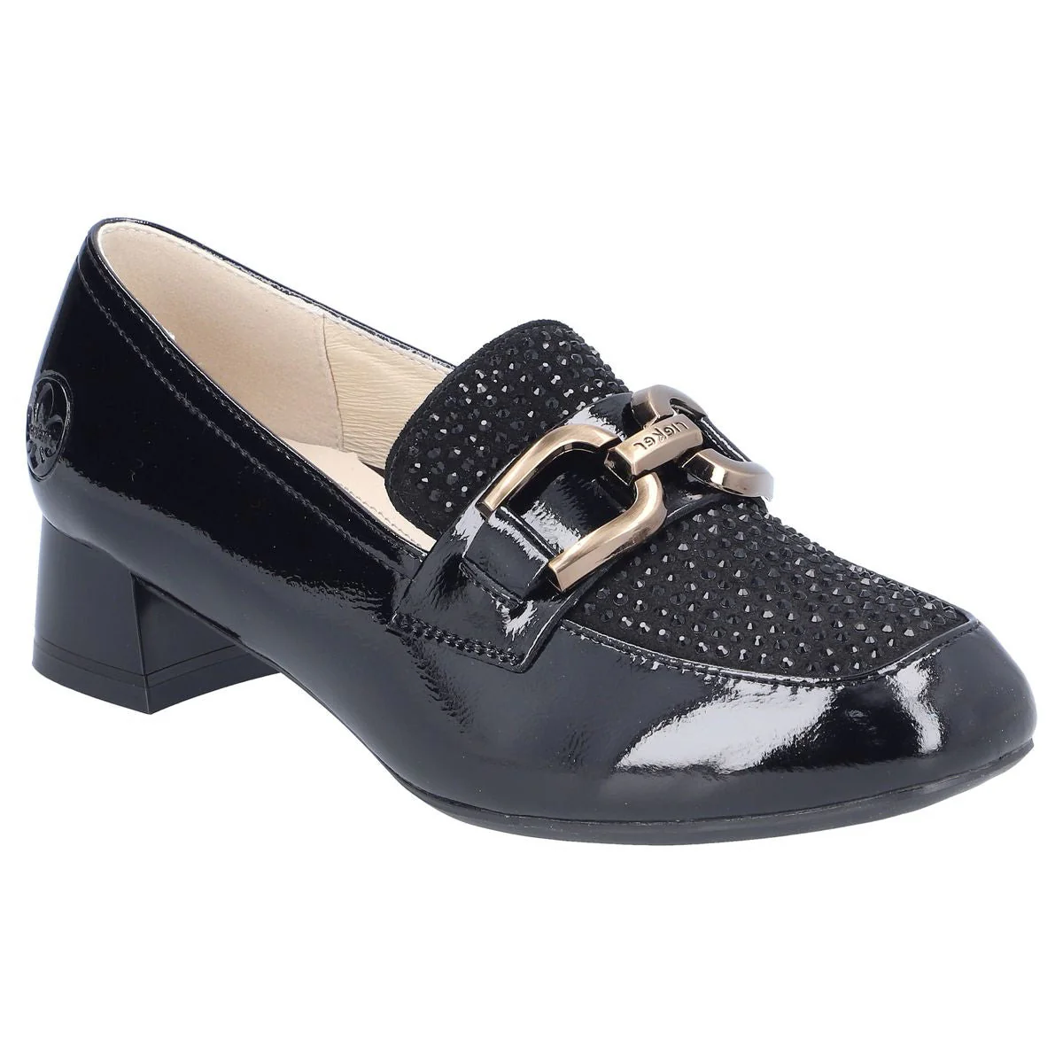 Rieker 45055 Women's Minesota Loafer in Black