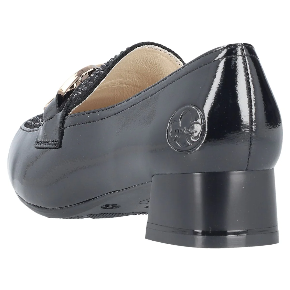 Rieker 45055 Women's Minesota Loafer in Black - Image 3