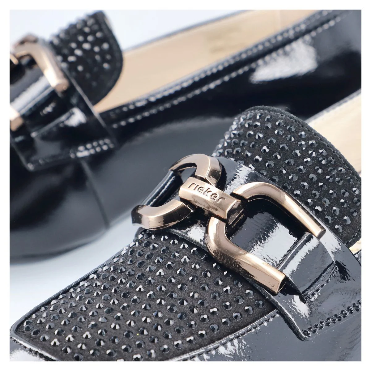 Rieker 45055 Women's Minesota Loafer in Black - Image 5