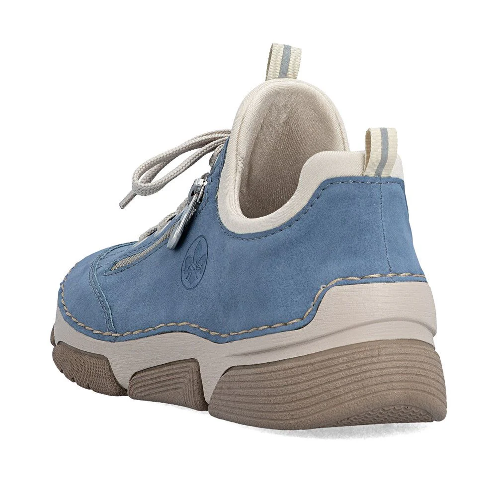 Rieker 45973 Women's Slip On Shoes in Indigo - Image 3