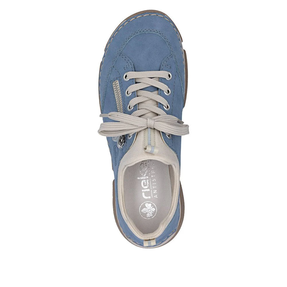 Rieker 45973 Women's Slip On Shoes in Indigo - Image 4