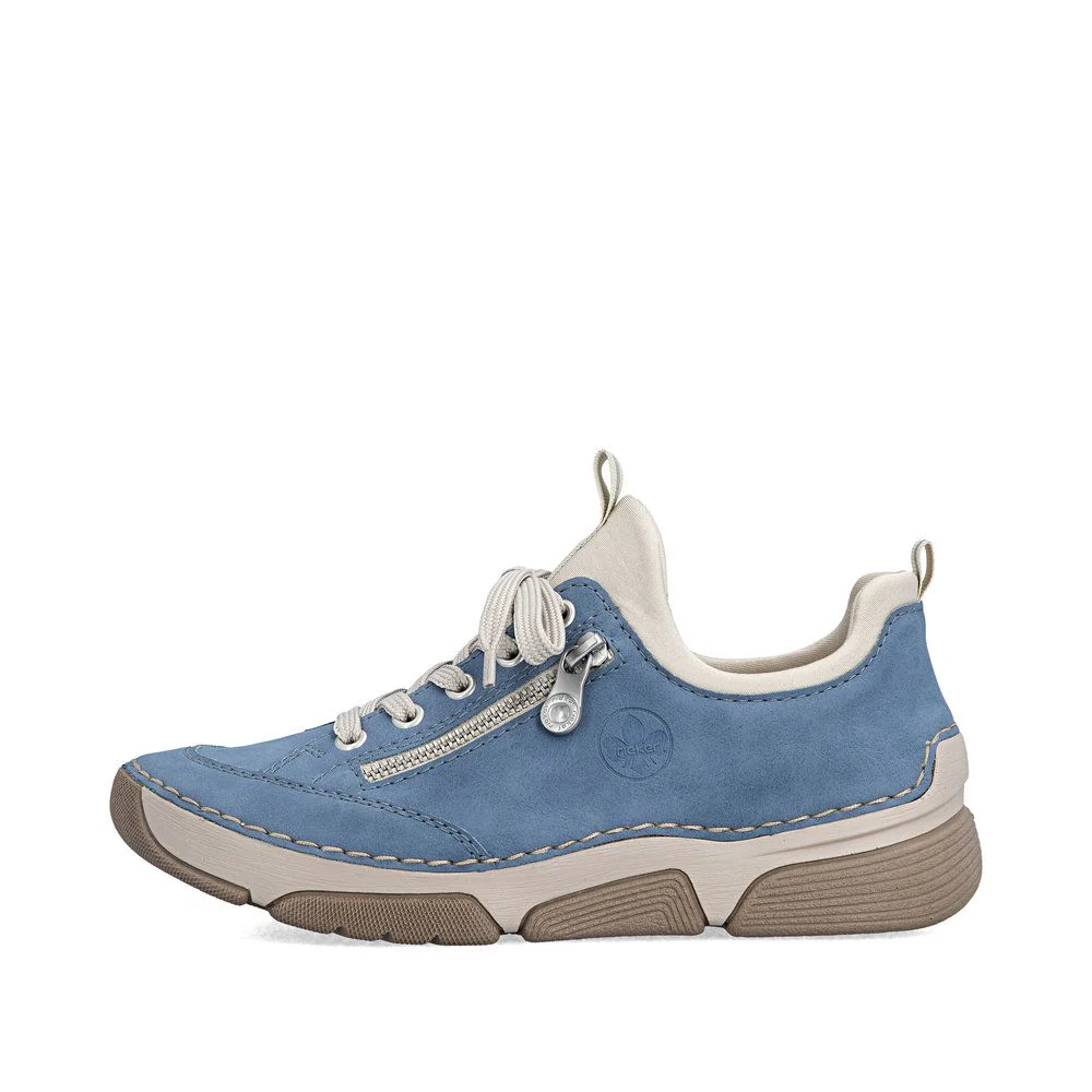 Rieker 45973 Women's Slip On Shoes in Indigo - Image 5