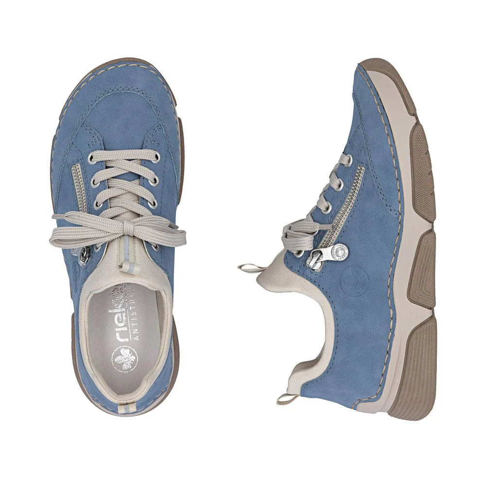 Rieker 45973 Women's Slip On Shoes in Indigo - Image 9