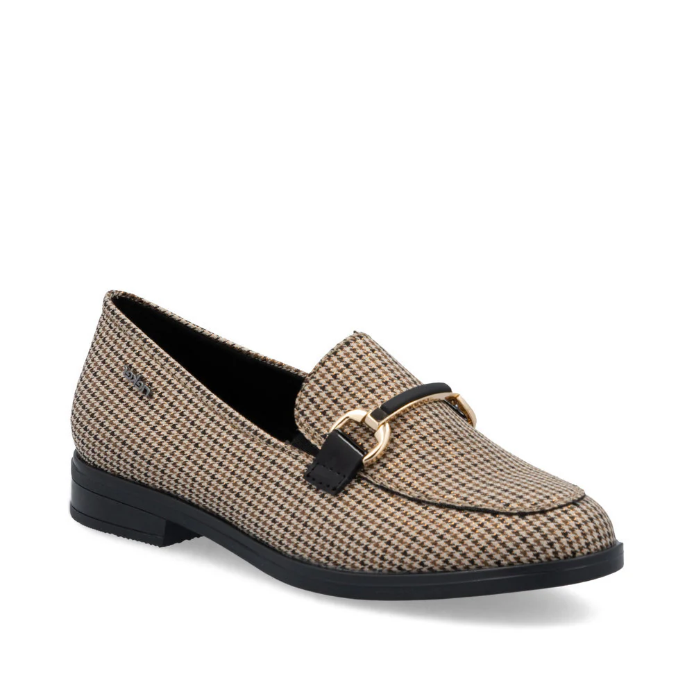Rieker 46264 Women's Caroni Loafer in Beige