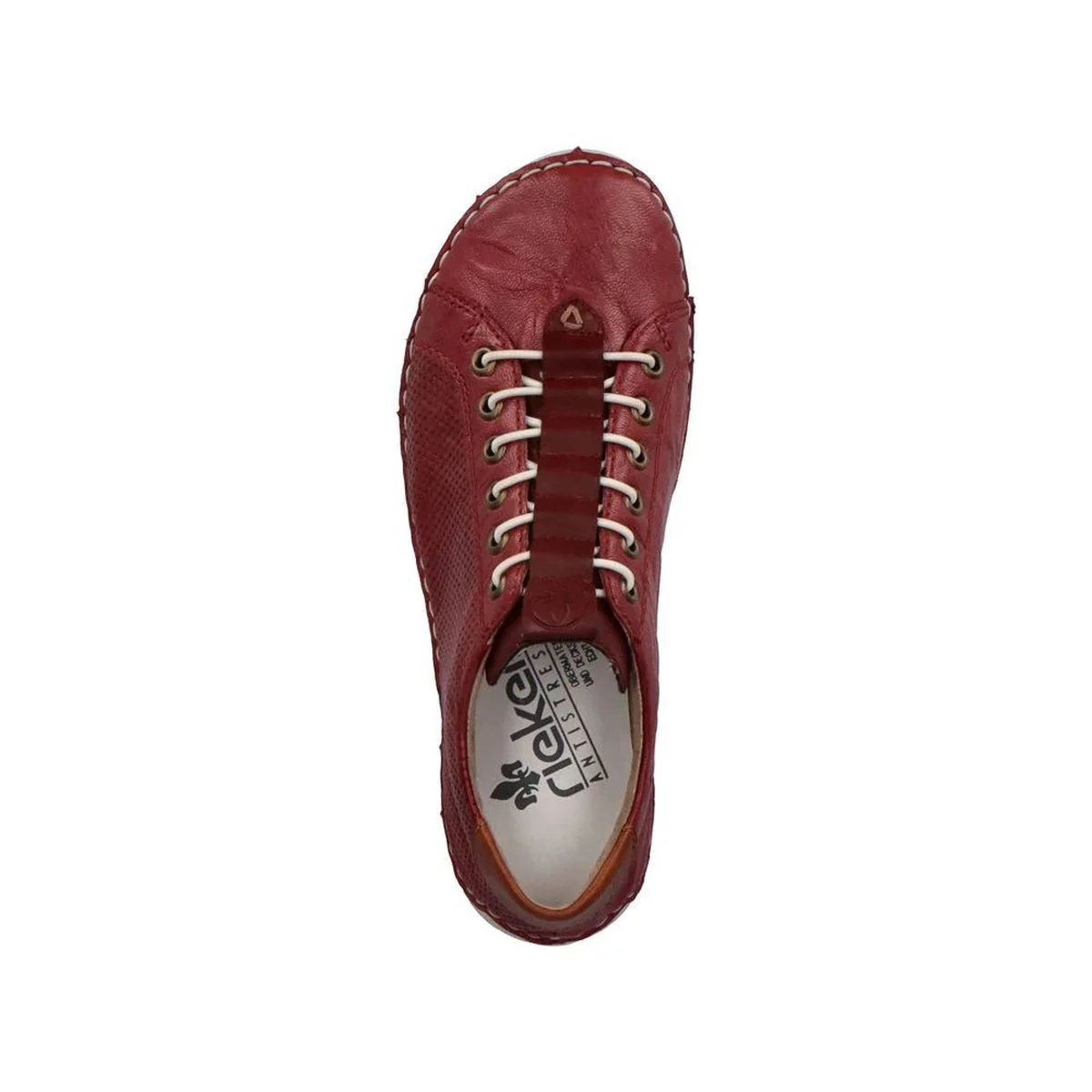 Rieker 52585 Women's Shoes in Red - Image 3