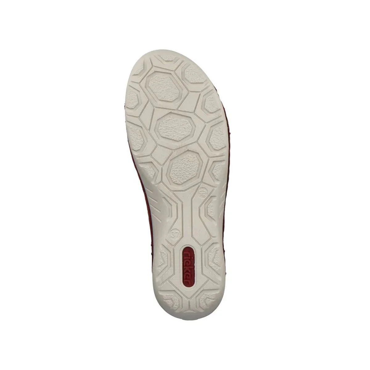 Rieker 52585 Women's Shoes in Red - Image 4