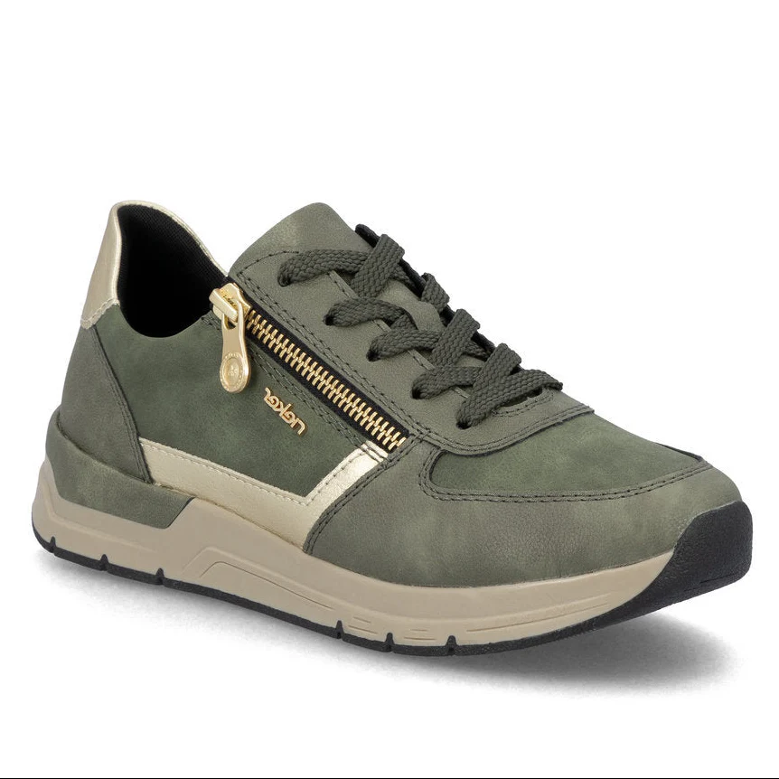 Rieker 58902 Women's Sneaker in Olive