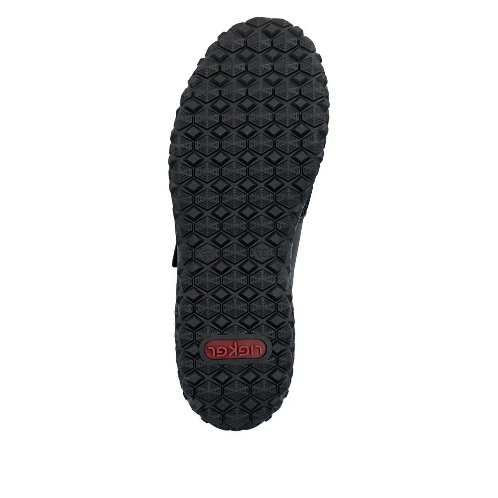 Rieker 59552 Women's Strap Shoe in Grey - Image 7