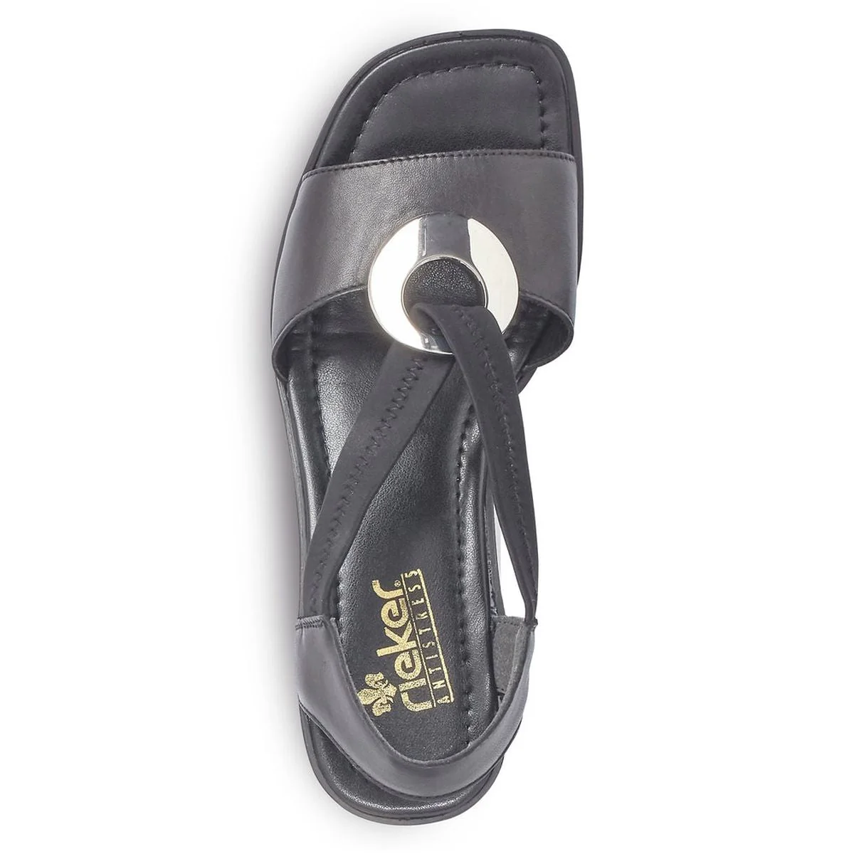 Rieker 62662 Women's Sandals in Black - Image 3