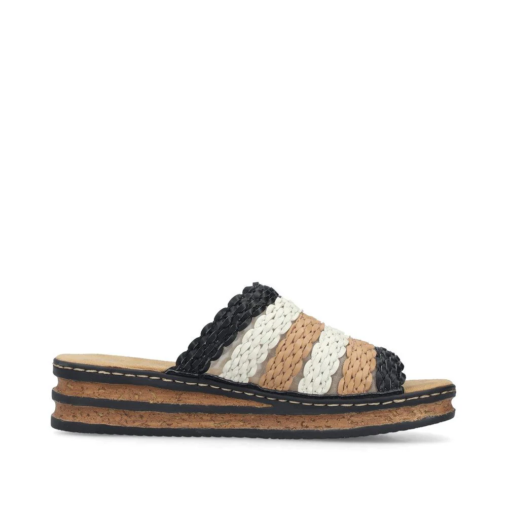 Rieker 629P8 Women's Sandals in Multi - Image 2
