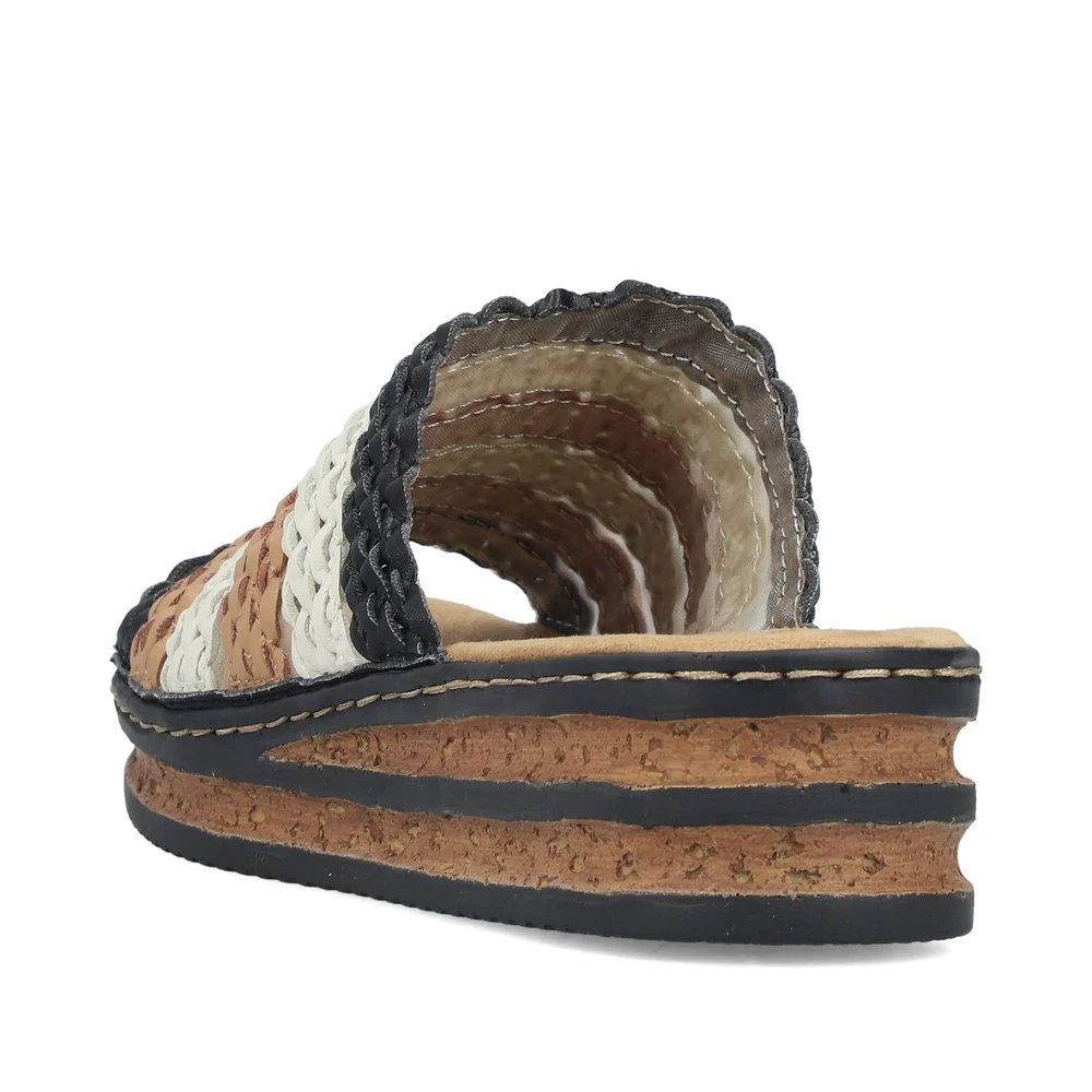 Rieker 629P8 Women's Sandals in Multi - Image 3