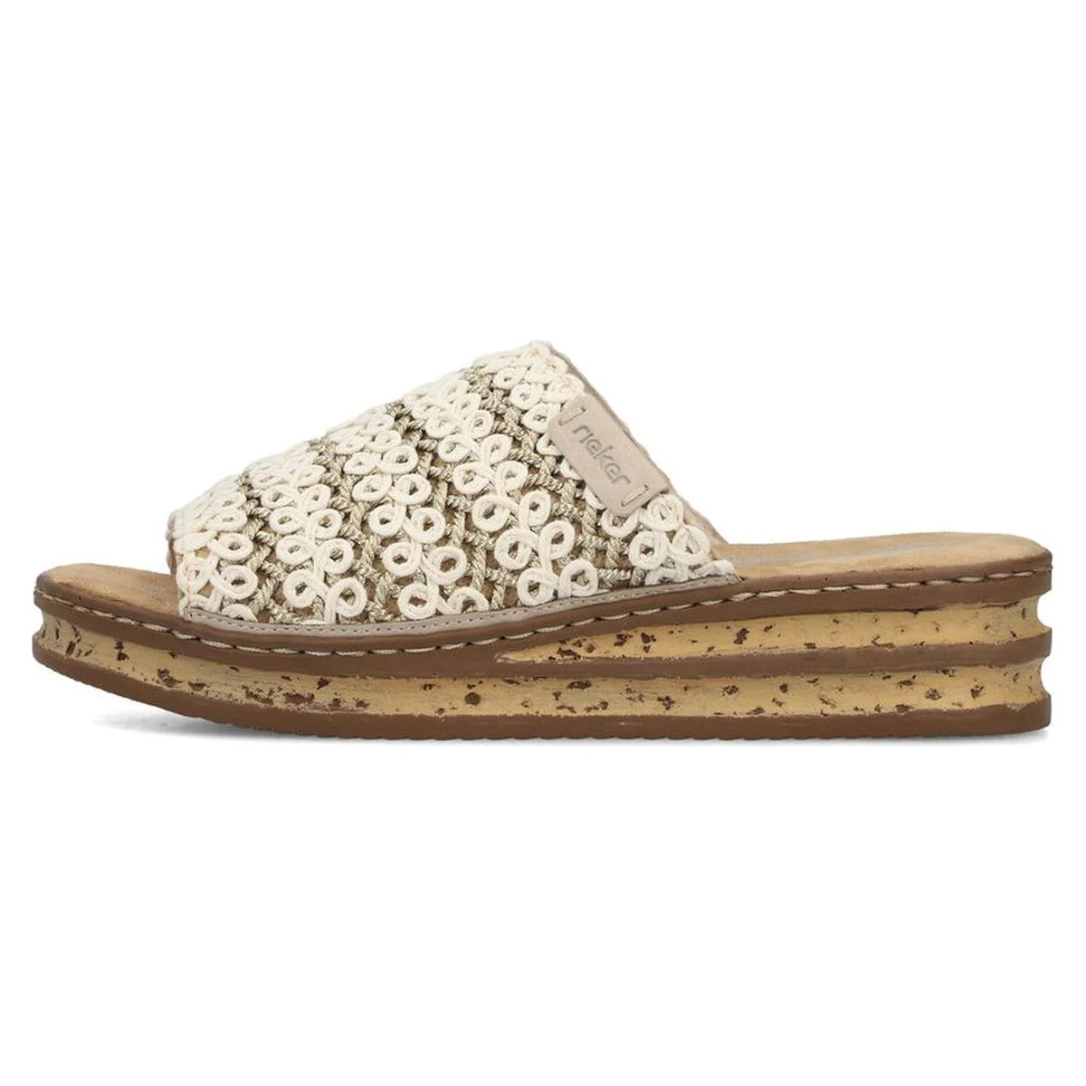 Rieker 629X8 Women's Sandals in Beige - Image 5